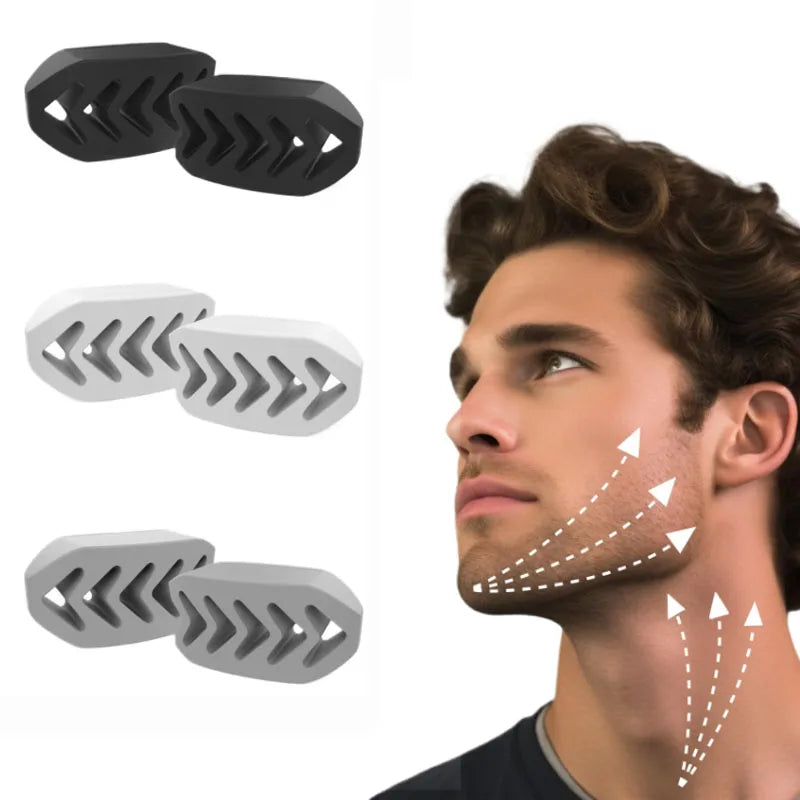 New Silicone Jaw Exerciser Facial Toner Jawline Fitness Ball Neck Toning Equipment Facial Beauty Tool Double Chin Exerciser