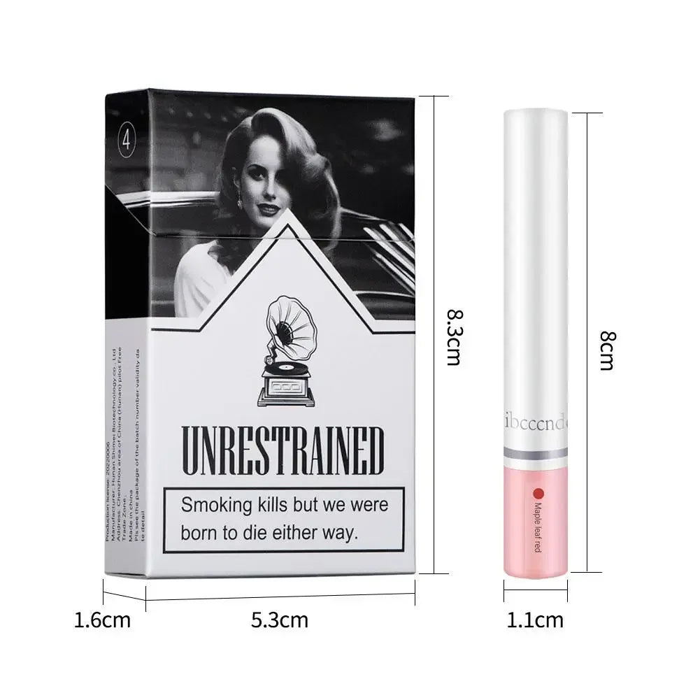 4 Colors Creative Cigarette Lipstick Set MatteLong Lasting Waterproof MattLip Stick Tube Nude RedVelvet LipTint Makeup