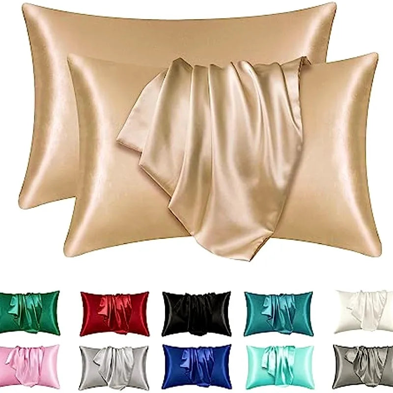 Sleep Silky Satin Pillowcases: Cooling, Hair and Skin-Friendly, Easy-Care