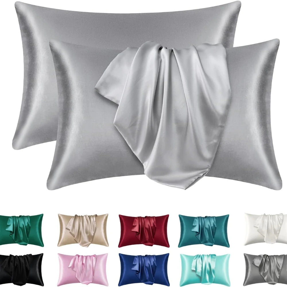 Sleep Silky Satin Pillowcases: Cooling, Hair and Skin-Friendly, Easy-Care