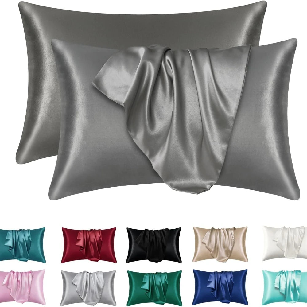 Sleep Silky Satin Pillowcases: Cooling, Hair and Skin-Friendly, Easy-Care