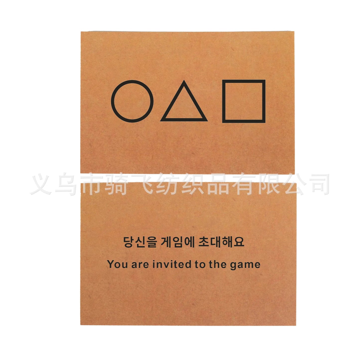 Squid Play Game  Dice Gong-gi Game Party Square Circle Triangle Printing Bar Games Party Props Korean Film Squid Play Game Set