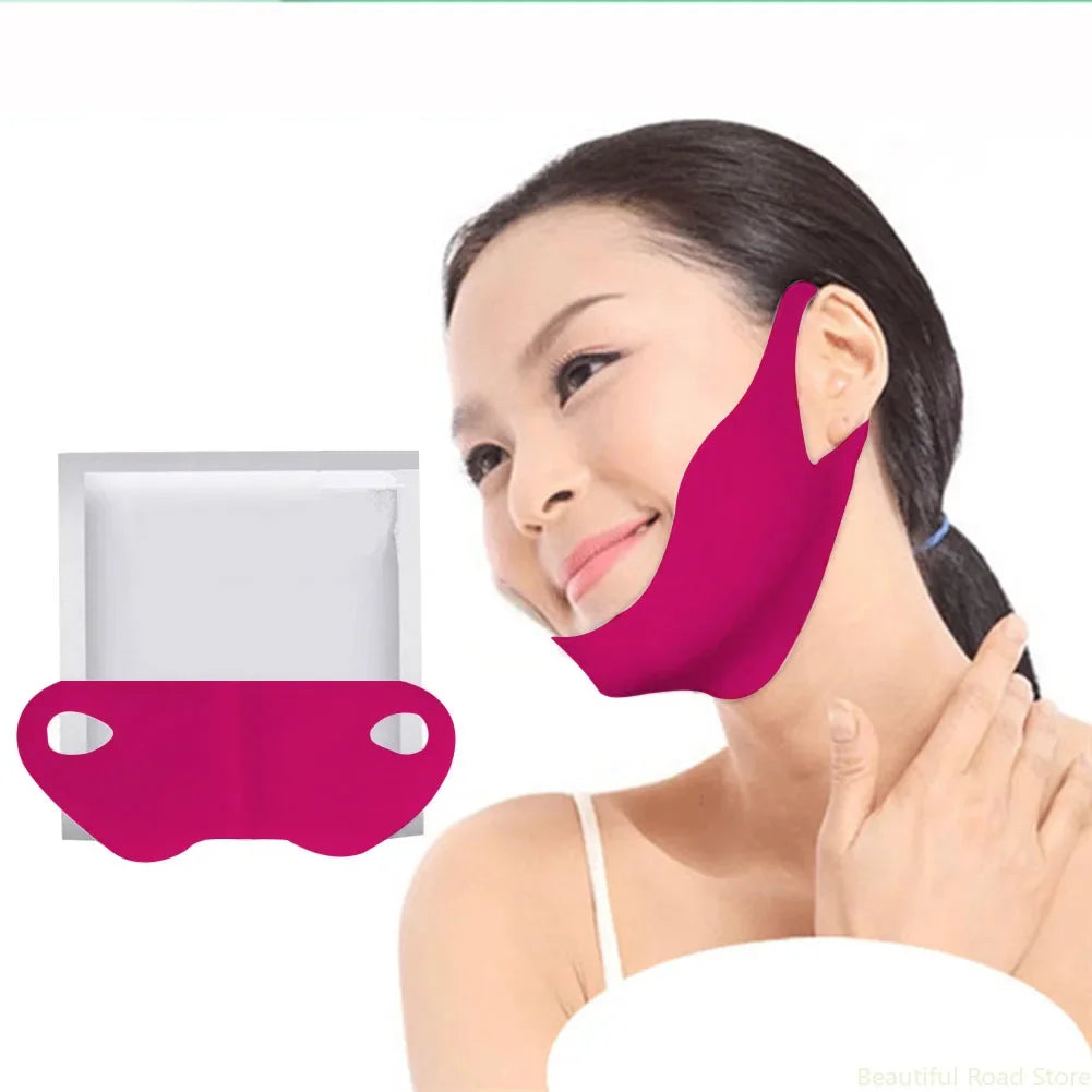 1pc Face Lifting Slim Mask Facial Chin Cheek Slimming Lift Up V Shaper Bandage Skin Care Beauty Health Массажер Для Лица