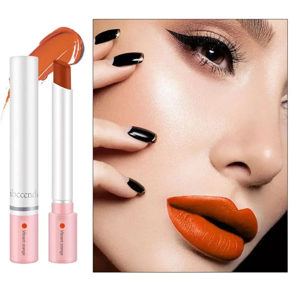 4 Colors Creative Cigarette Lipstick Set MatteLong Lasting Waterproof MattLip Stick Tube Nude RedVelvet LipTint Makeup